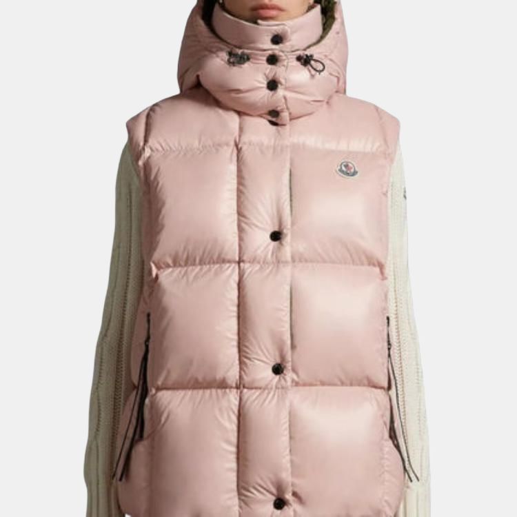 Женский жилет Moncler Luzule (светло-розовый) — фото 5