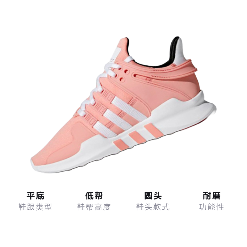 Детские кроссовки adidas (розовые) — Розовый — фото 3