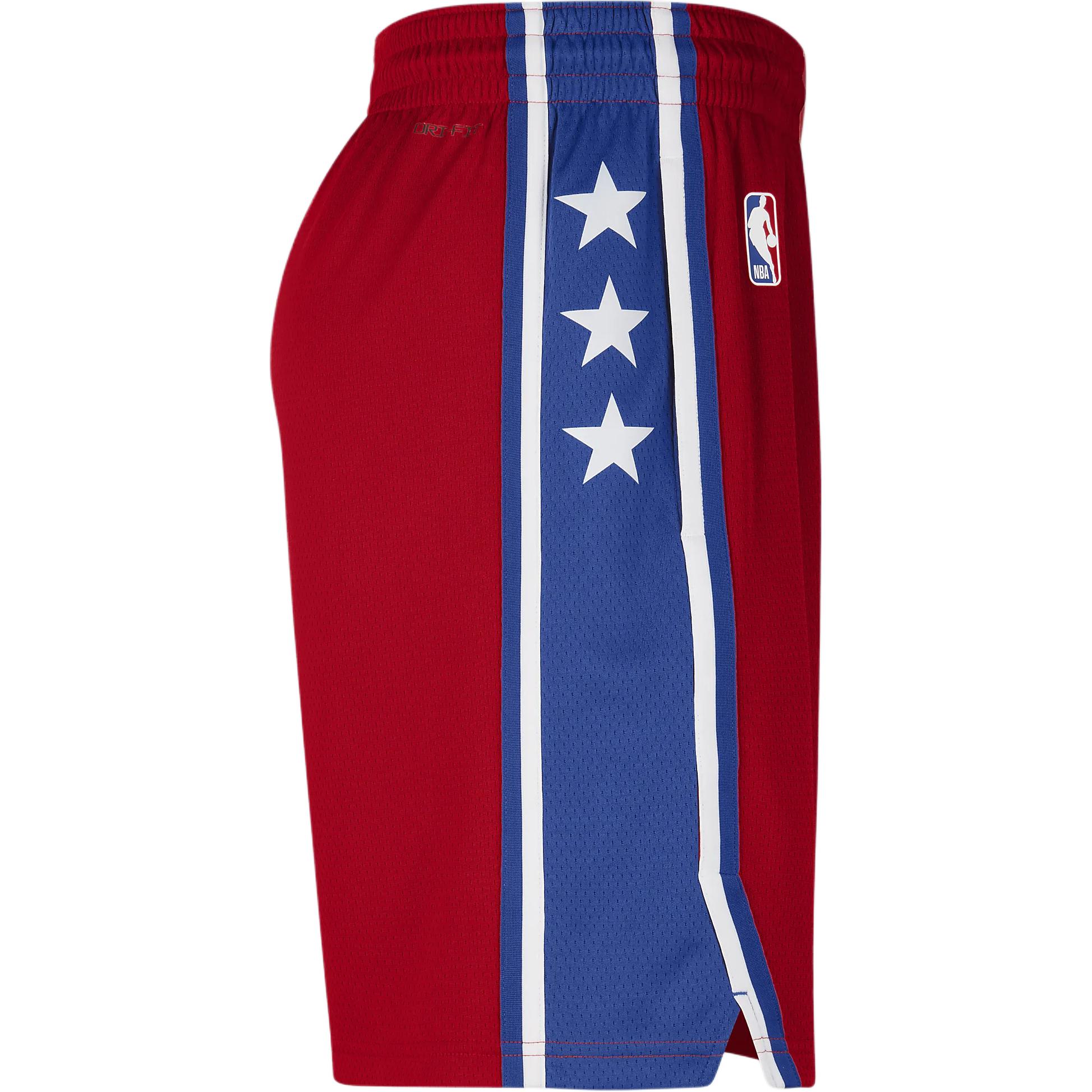 Jordan x NBA Philadelphia 76ers Statement Edition Basketball Shorts Men’s University Red