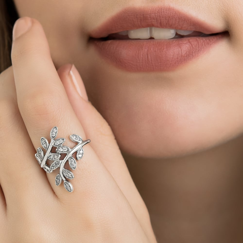 Женское кольцо Pandora (серебряное) — фото 3