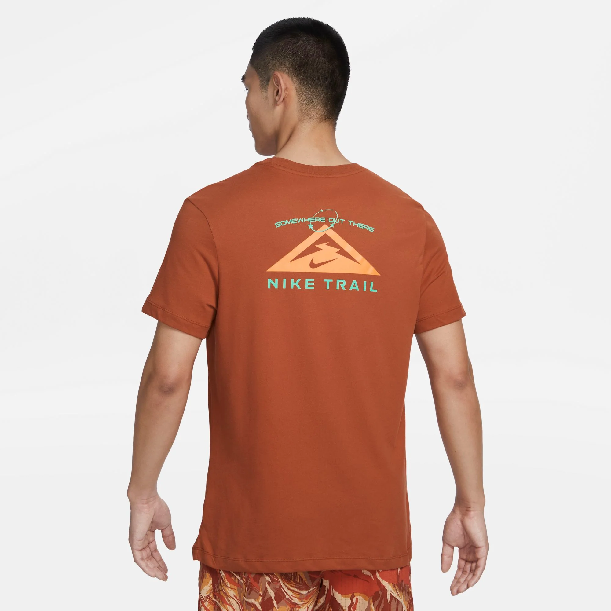 Nike Running T Shirt Men’s Dark Reddish Umber