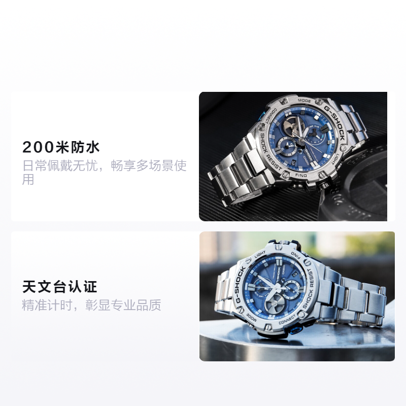 Часы G-SHOCK GST (синие) — фото 2