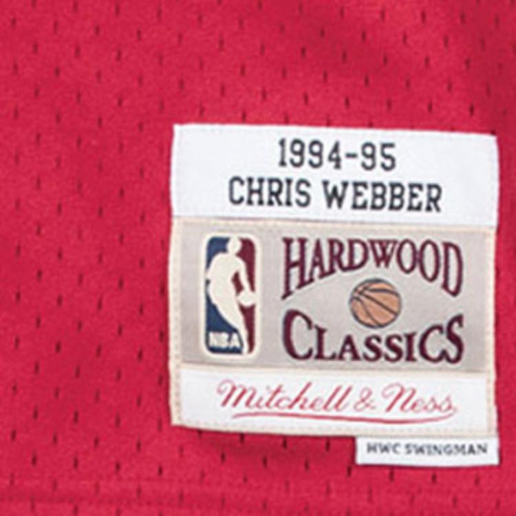 Mitchell & Ness Washington Bullets Road 1994 95 Chris Webber Swingman Jersey
