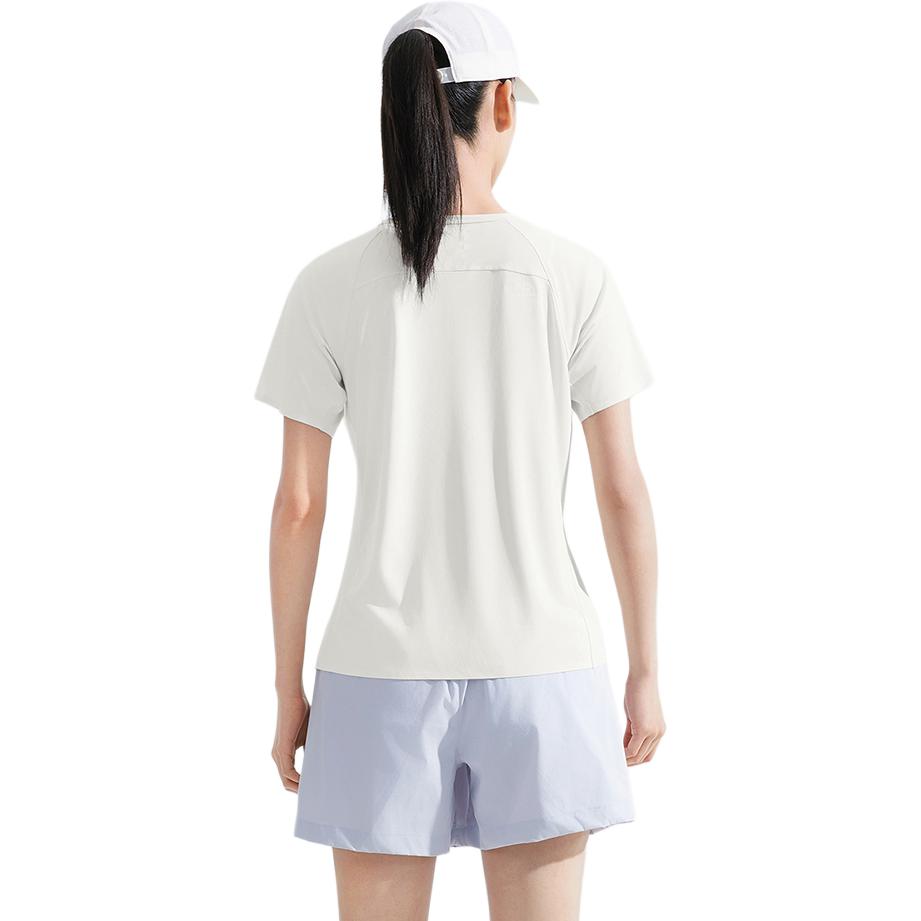 THE NORTH FACE SUN SMOOTH Quick Dry T Shirts Women’s QLI/Dune White