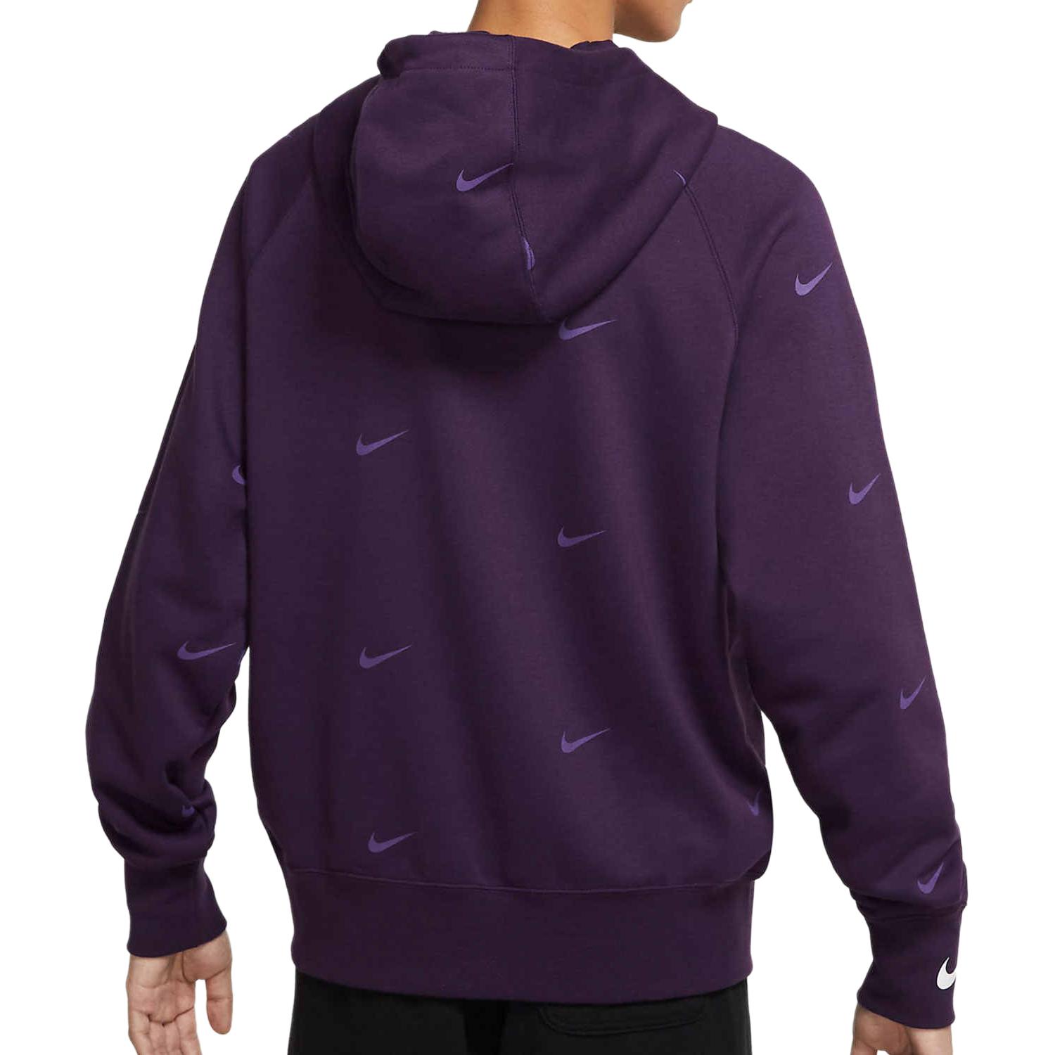 Мужские худи Nike Sportswear Swoosh (фиолетовый) — фото 4