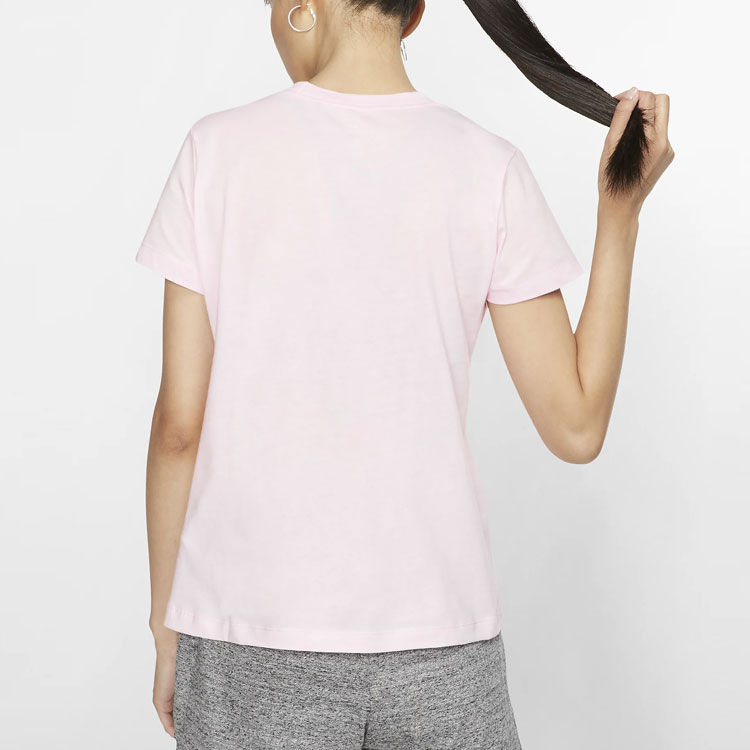 Женская футболка Nike Sportswear (розовая) — фото 4