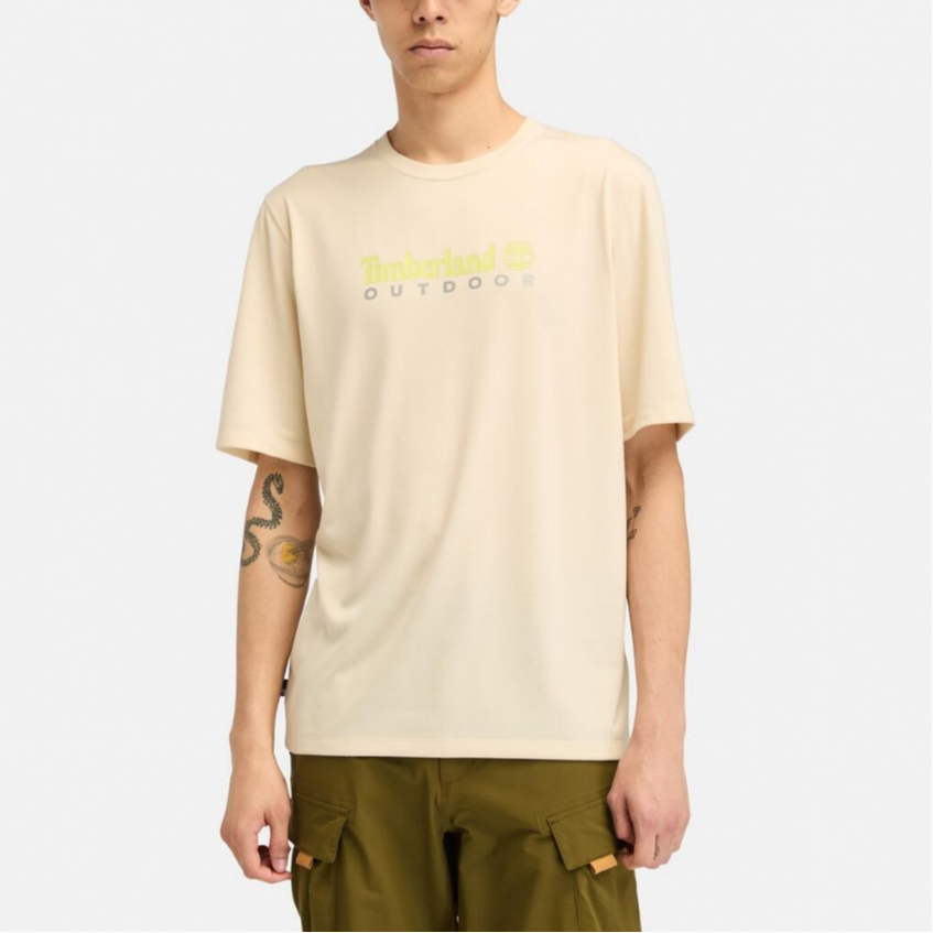 Timberland Quick Dry T Shirts Men’s Light Brown