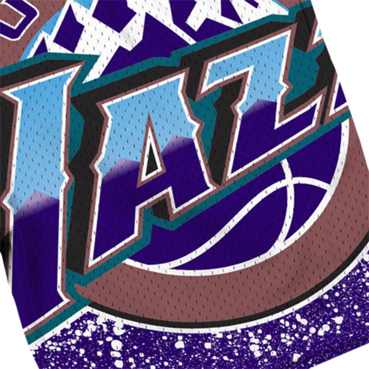 Mitchell Ness Basketball Shorts Unisex Purple