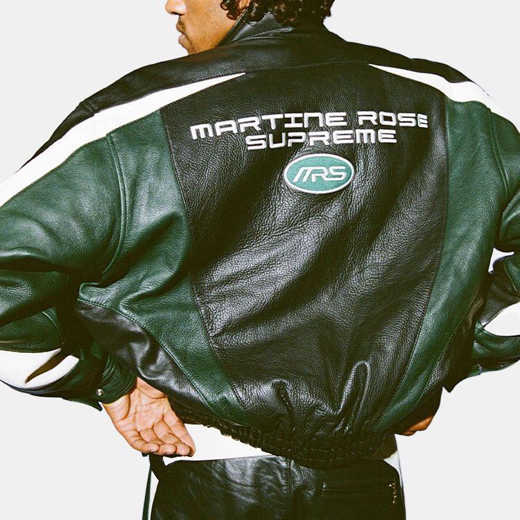 Supreme x Martine Rose Leather Jacket SUP-FW24-076 — купить одежду