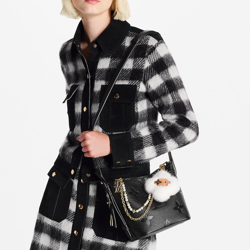Женская сумка Louis Vuitton ALL IN BB (черная) — фото 8