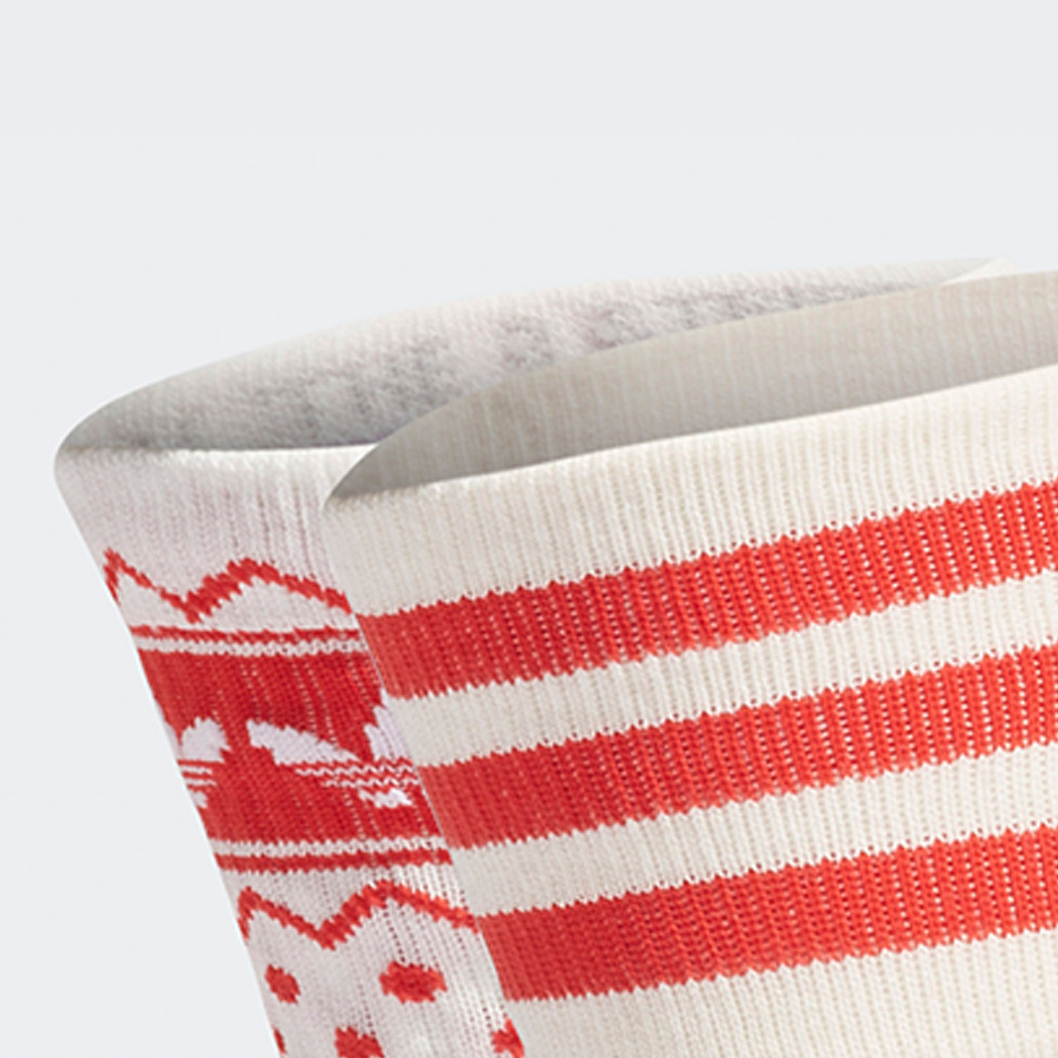 Adidas Originals CHRISTMAS Crew Socks Unisex 2 Pack Ecru/Red