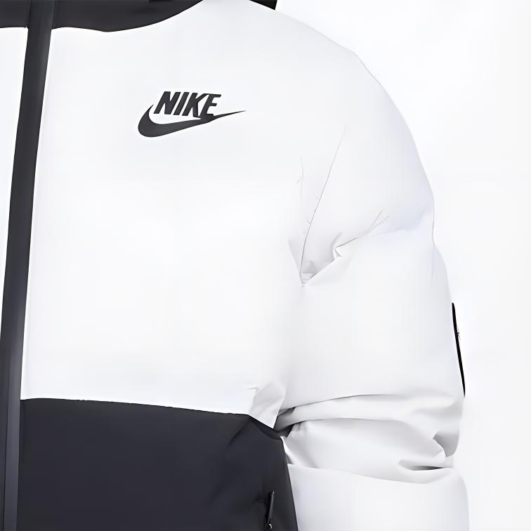 Куртка Nike / (черно-белая) — фото 5