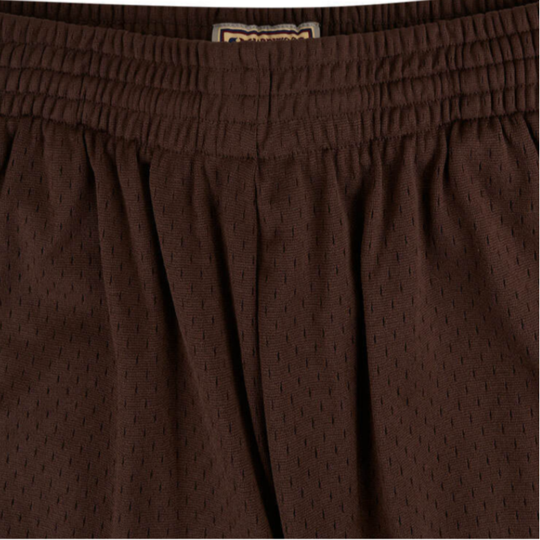 Mitchell Ness Basketball Shorts Unisex Brown