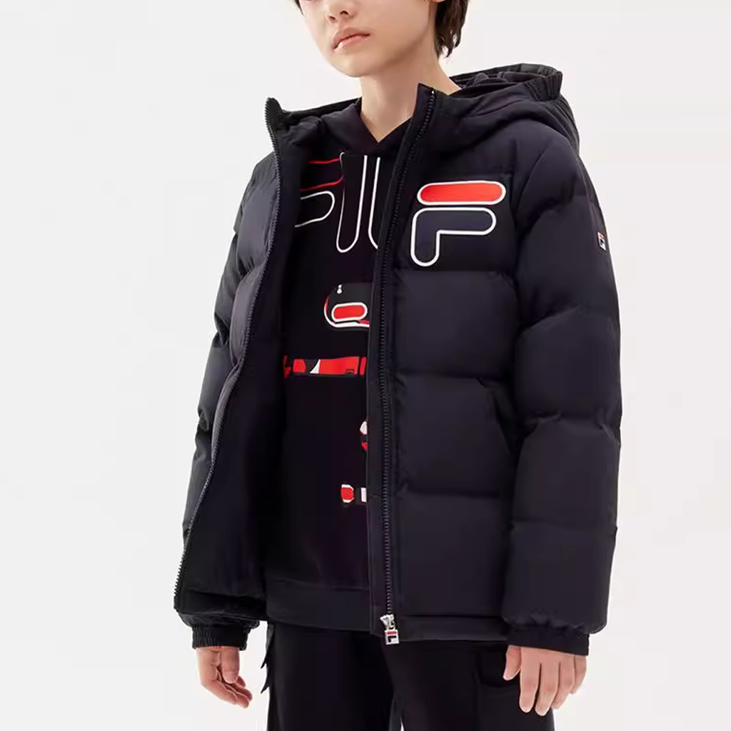 Детская куртка FILA KIDS ORIGINALE (синяя) — фото 5