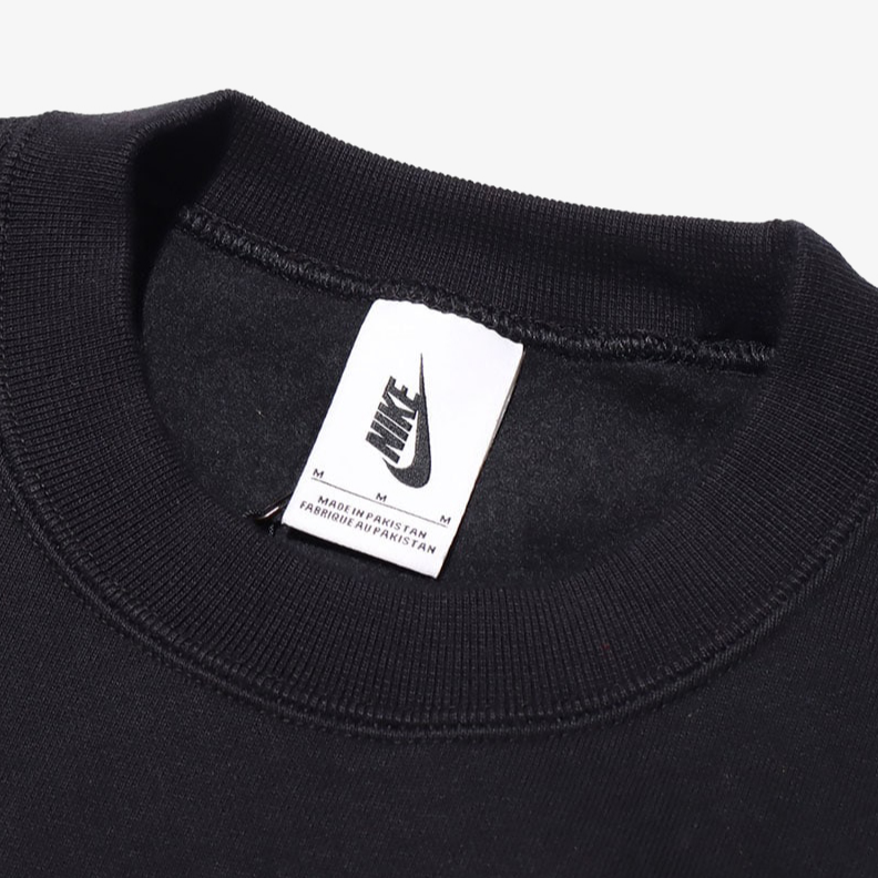 Мужской свитшот Nike Lab Fleece Crew (черный) — фото 6