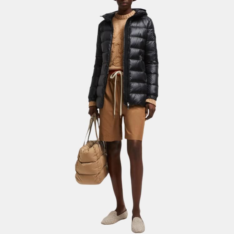 Женская куртка Moncler Glements (черная) — фото 3