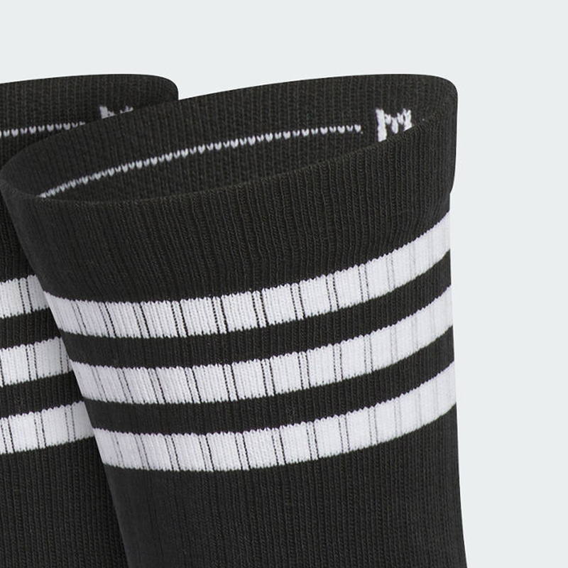 Носки adidas CUSHIONED CREW 3 / (черно-белые) — фото 3