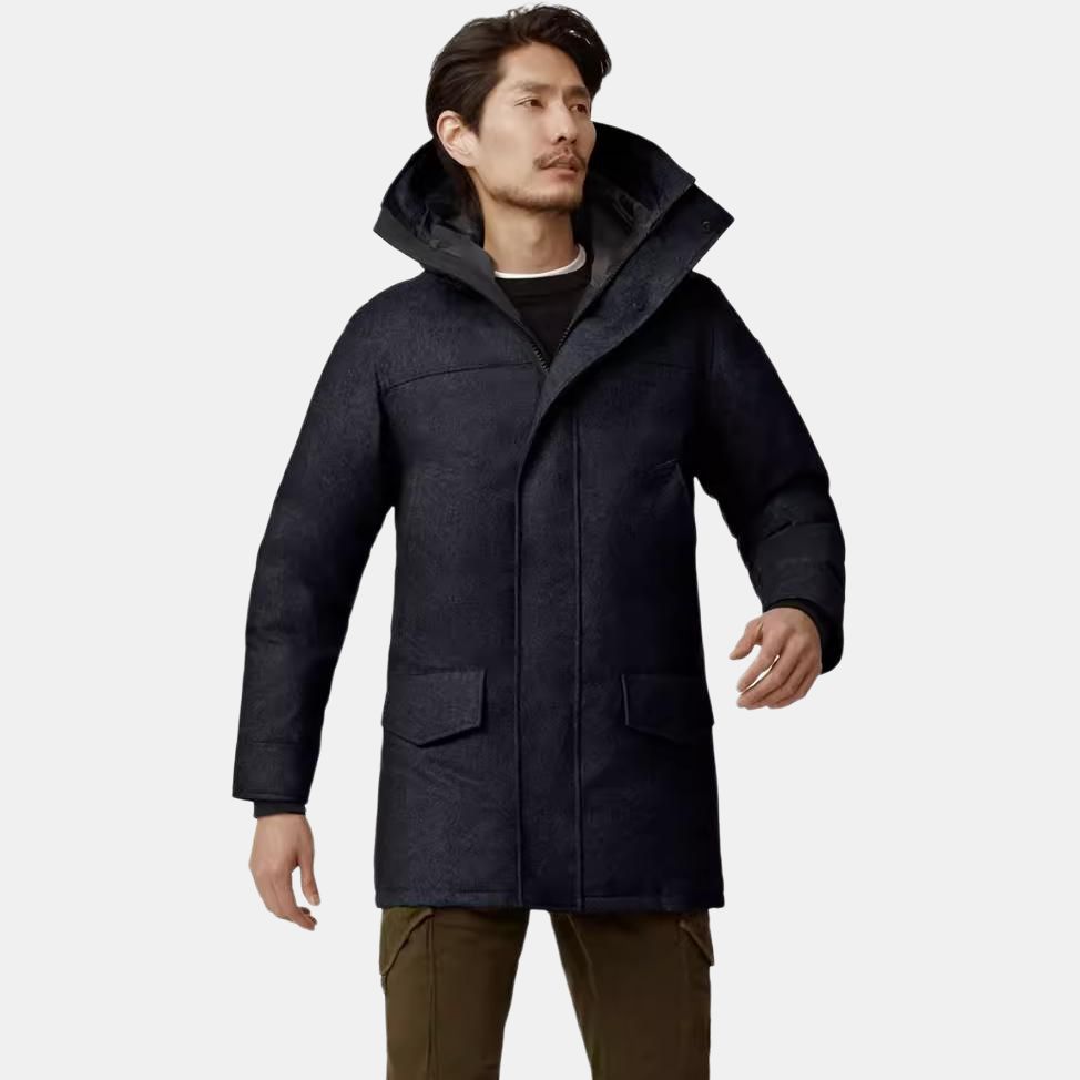 Пуховик Canada Goose Langford FW22 (синий) — фото 3