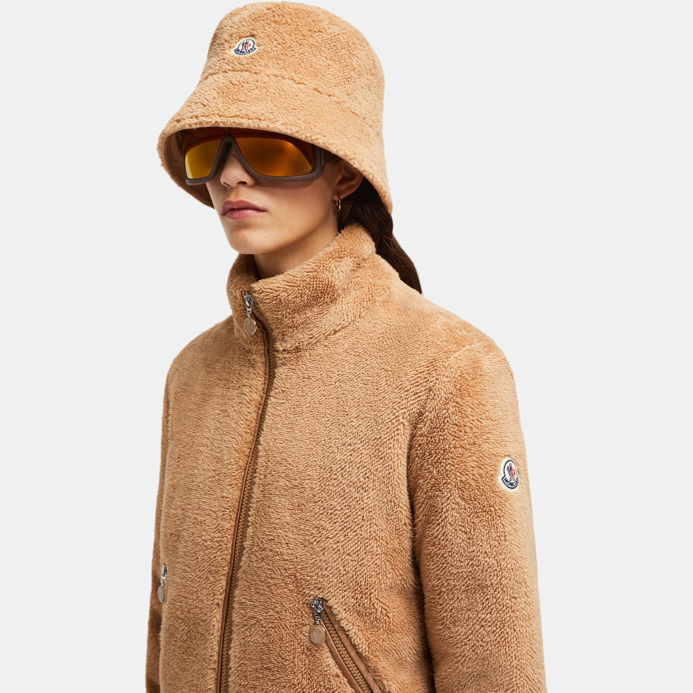 Женская куртка Moncler Polignac (бежевый) — фото 4