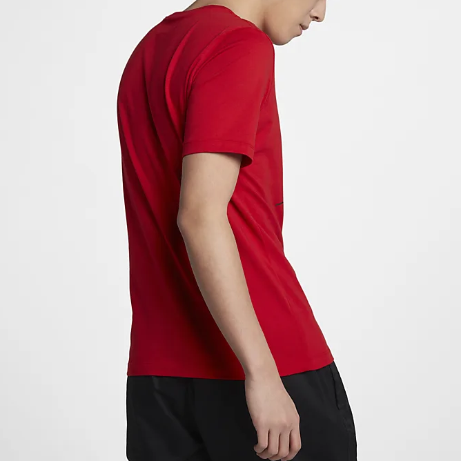 Мужская футболка Nike T (красный) — фото 4