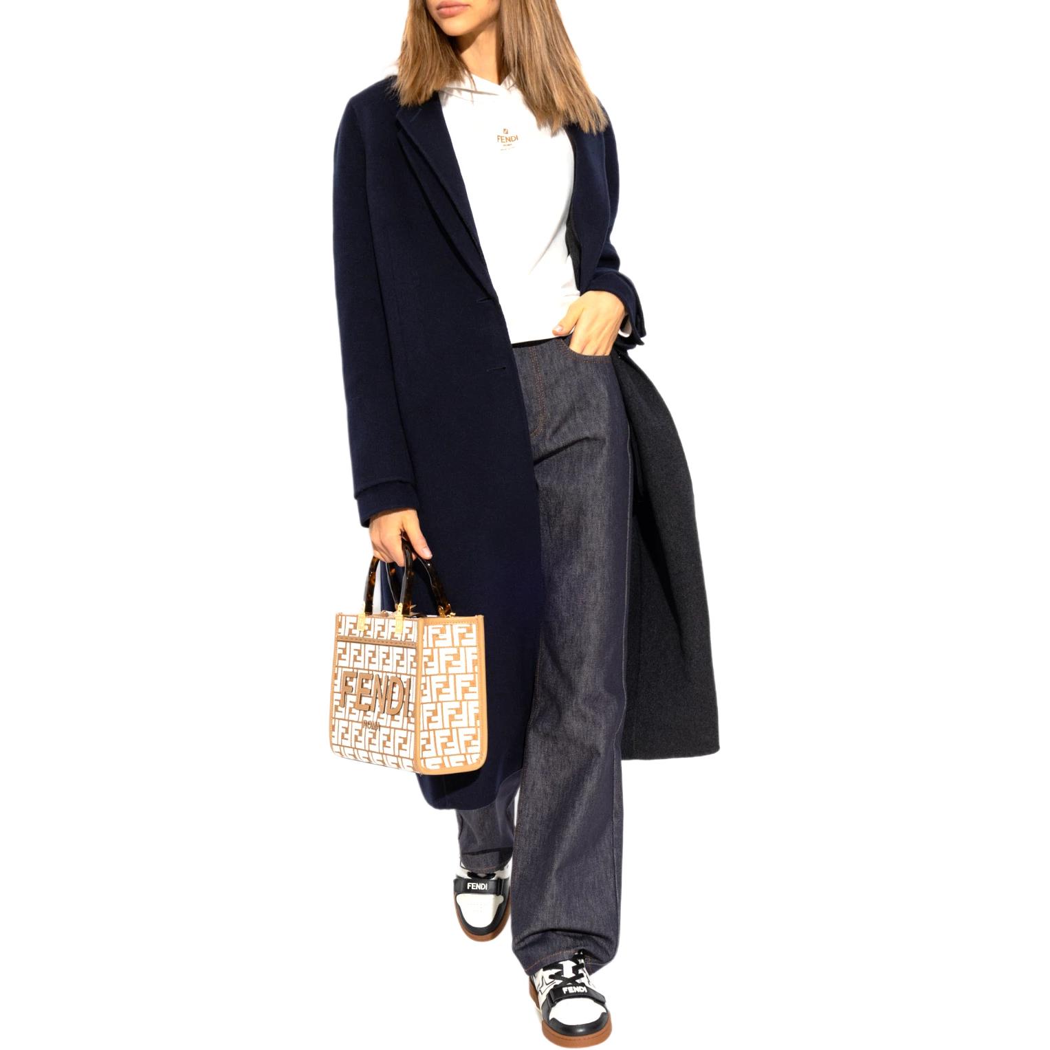 Женские куртка Fendi (синие) — фото 3