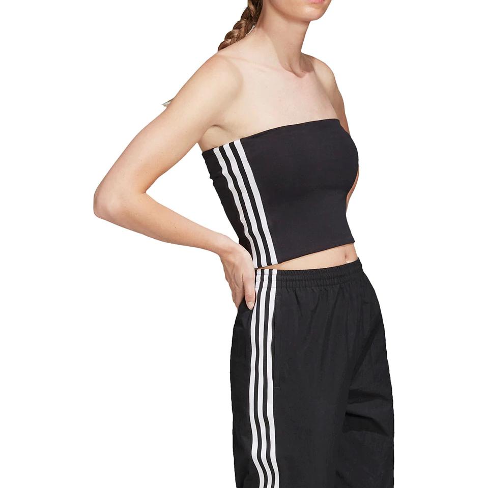 Женский топ adidas Tube Top (черный) — фото 4