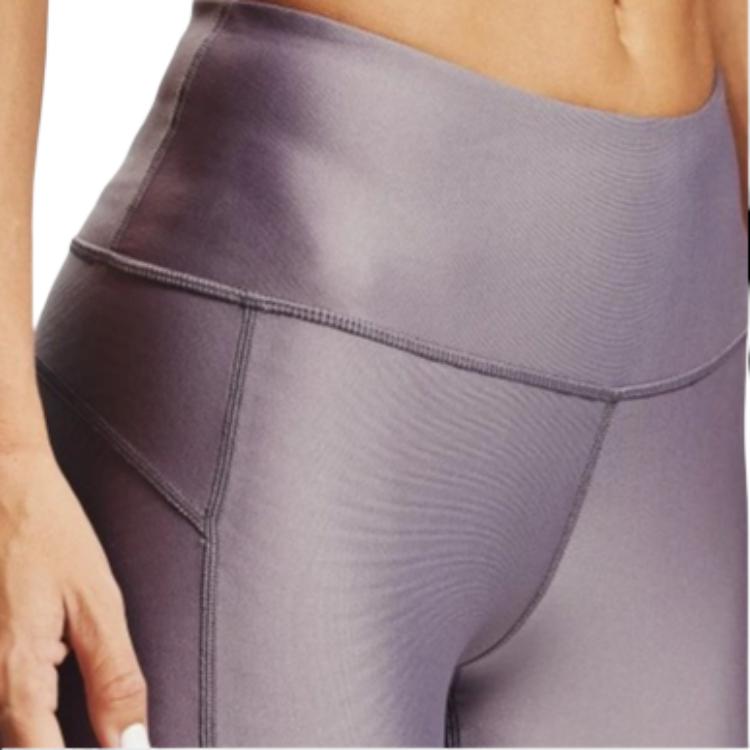 Женские легинсы Under Armour (серо-фиолетовые) — фото 7