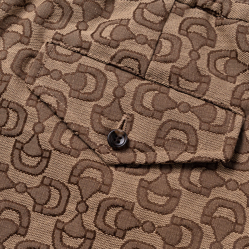Мужские штаны Gucci FW22 (бежевые) — фото 5