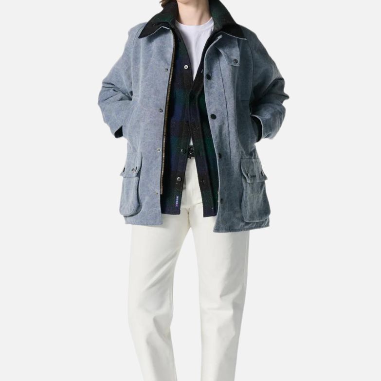 Куртка NOAH × BARBOUR FW25 (зеленая) — фото 4