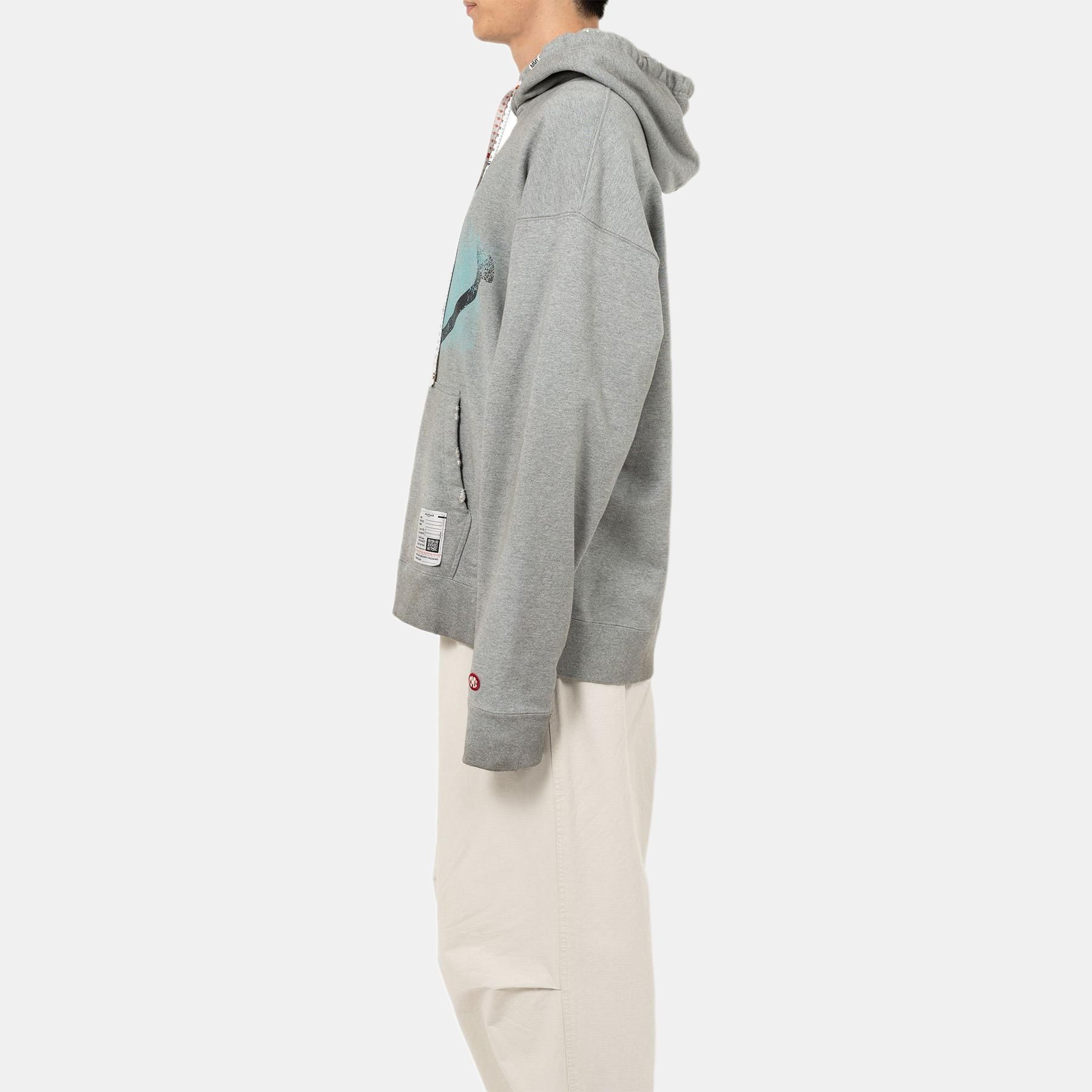Мужская толстовка Maison Mihara Yasuhiro SS25 2025 (серый) — фото 6