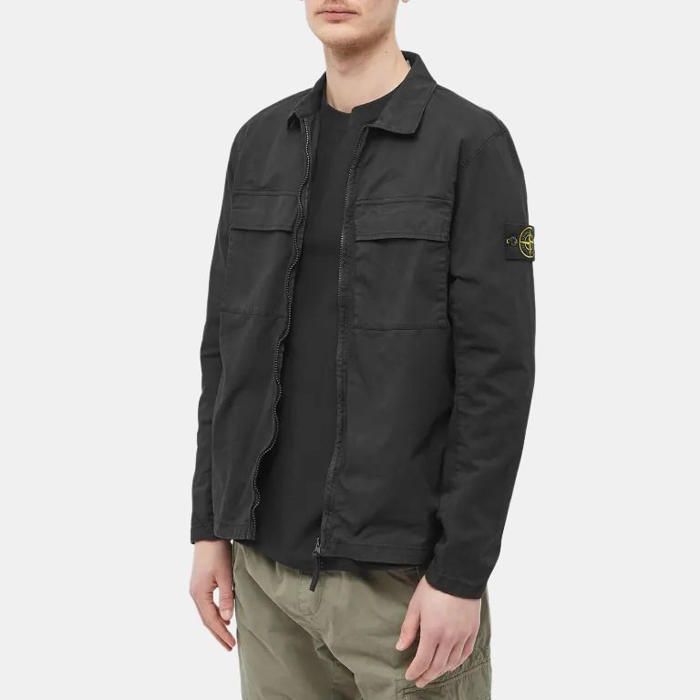 Мужская куртка STONE ISLAND SS23 (черная) — фото 7