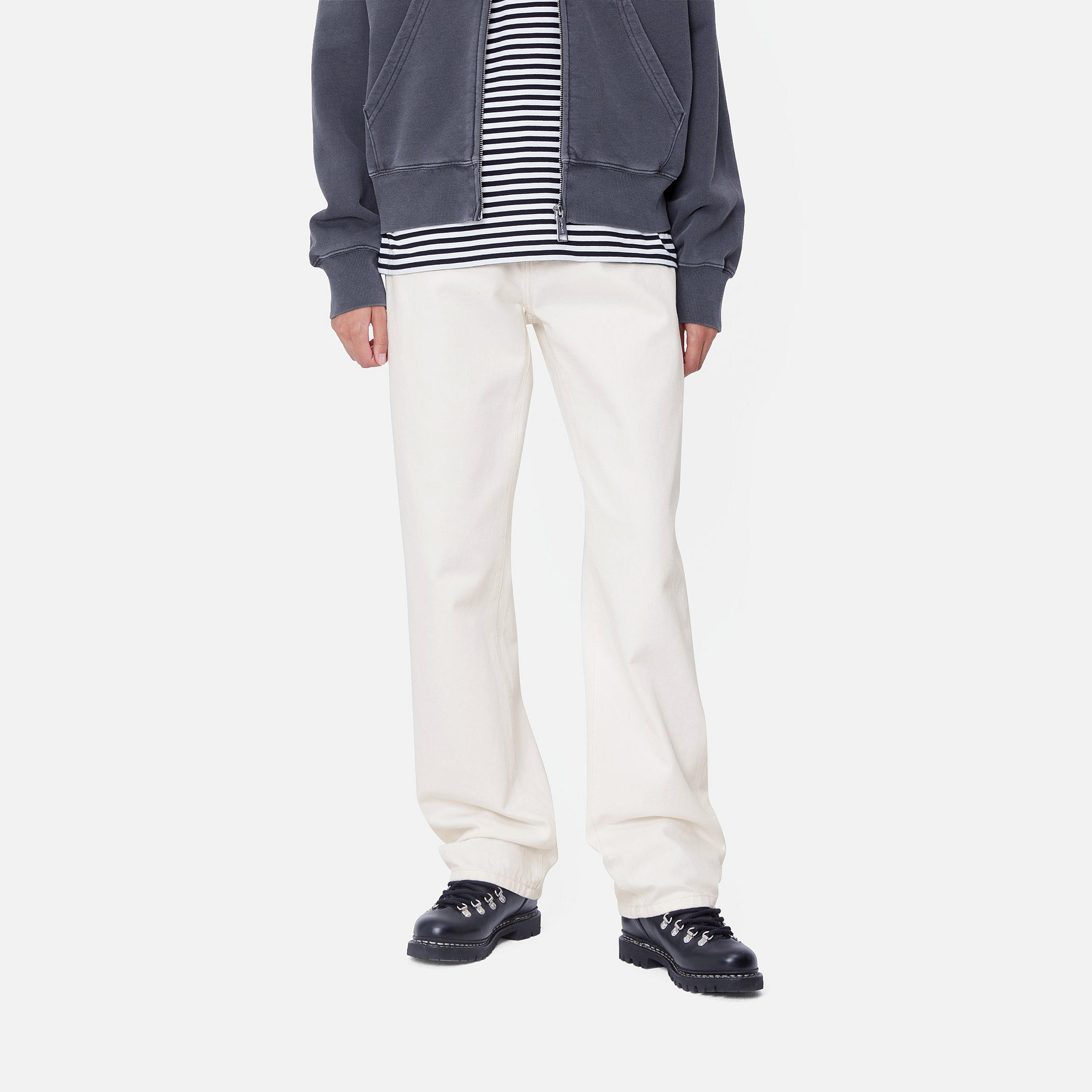 Женские штаны Carhartt WIP SS25 logo (синие) — фото 3
