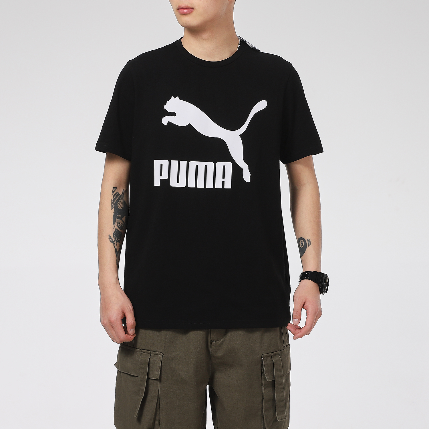Футболка PUMA Classics (черная) — фото 3