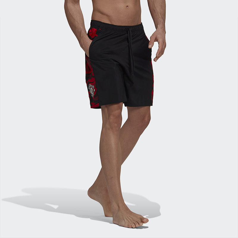 Adidas Manchester United Sports Shorts Men’s Black Moderate