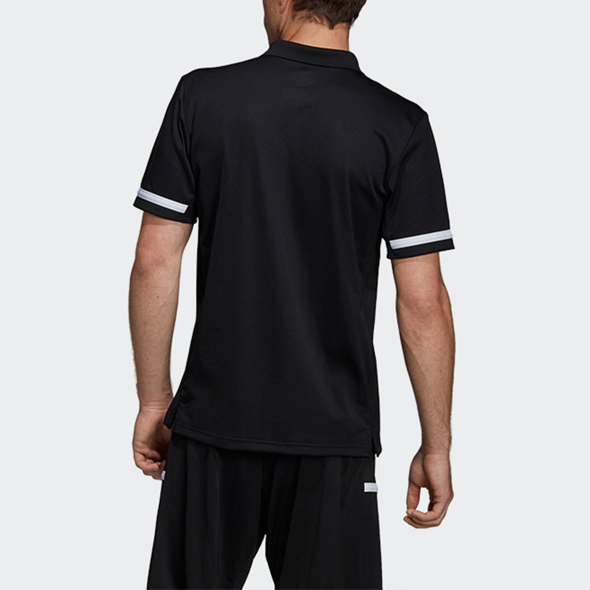 Футболка adidas T19 Polo M (черная) — фото 4