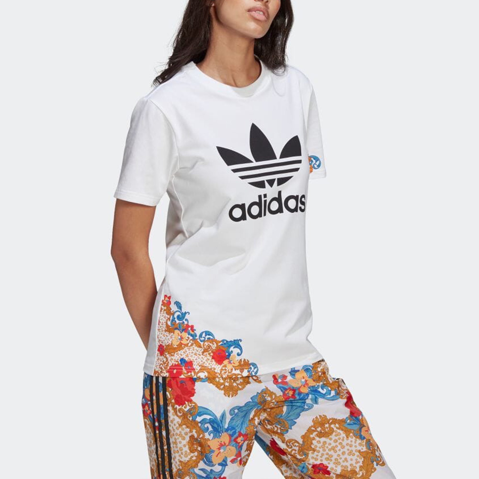 Женская футболка adidas originals HER STUDIO LONDON (белая) — фото 5