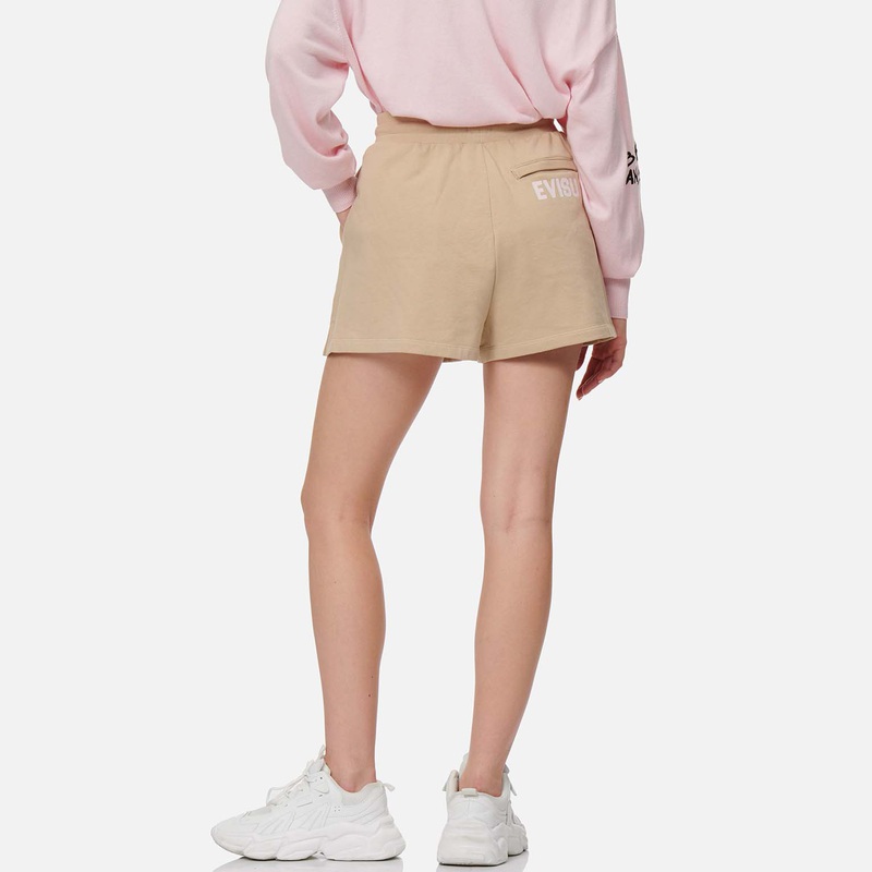 EVISU Sports Shorts Women’s Moderate Knitted Shorts