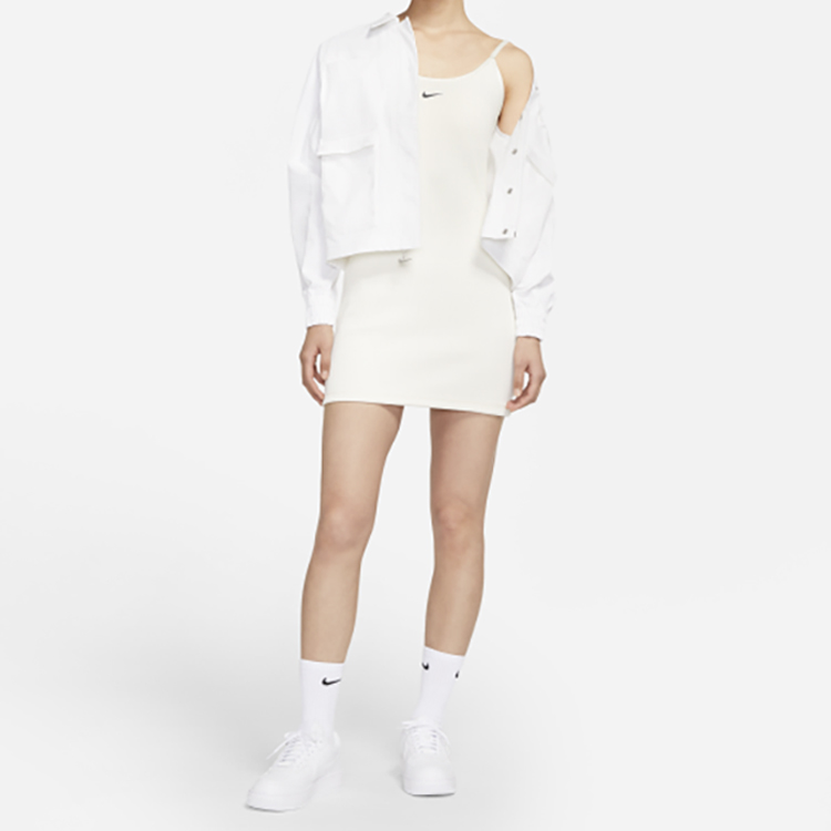 Женские платье Nike (слоновая кость) — фото 3
