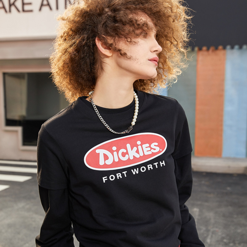 Женская футболка Dickies (черная) — фото 3