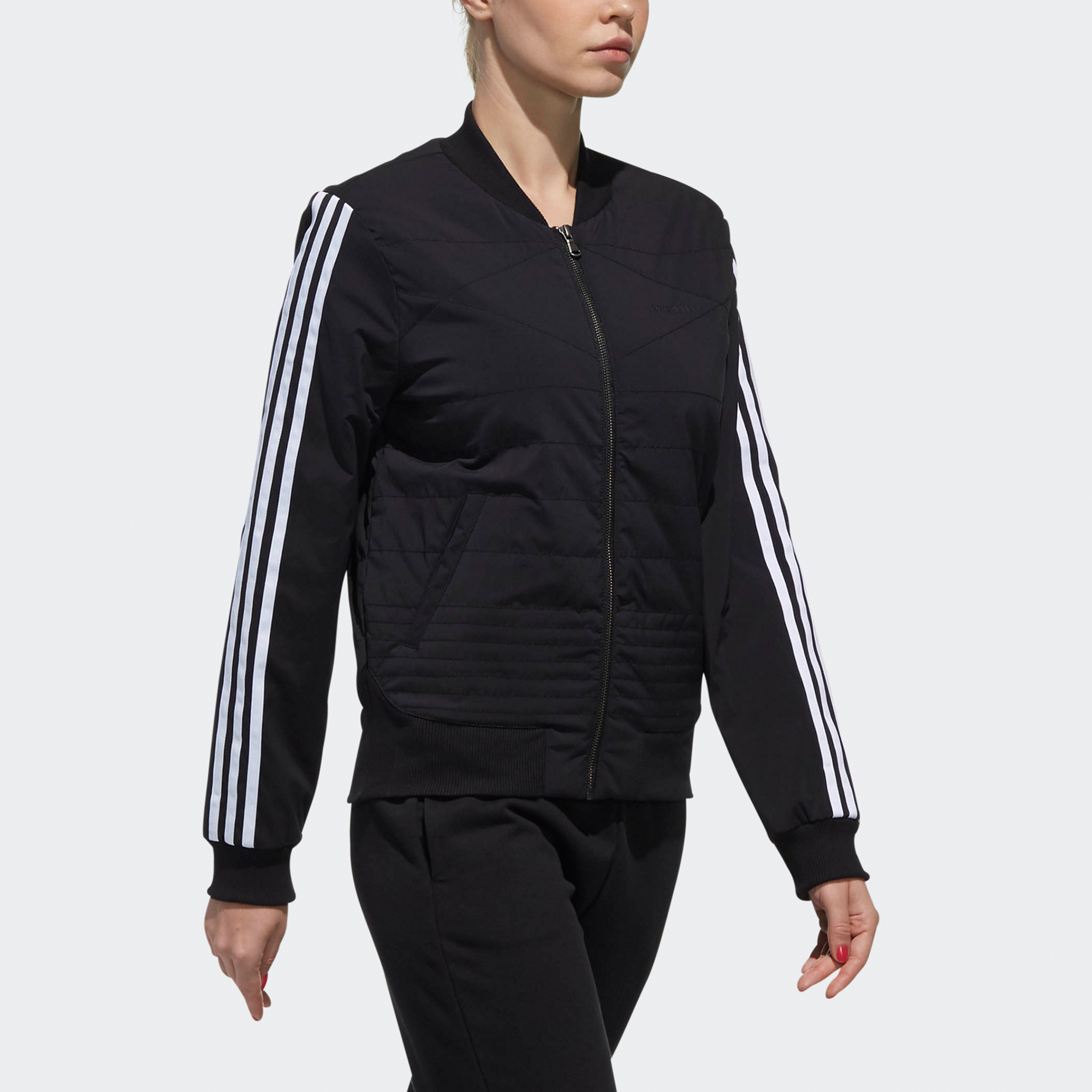 Женская куртка adidas (черная) — фото 3