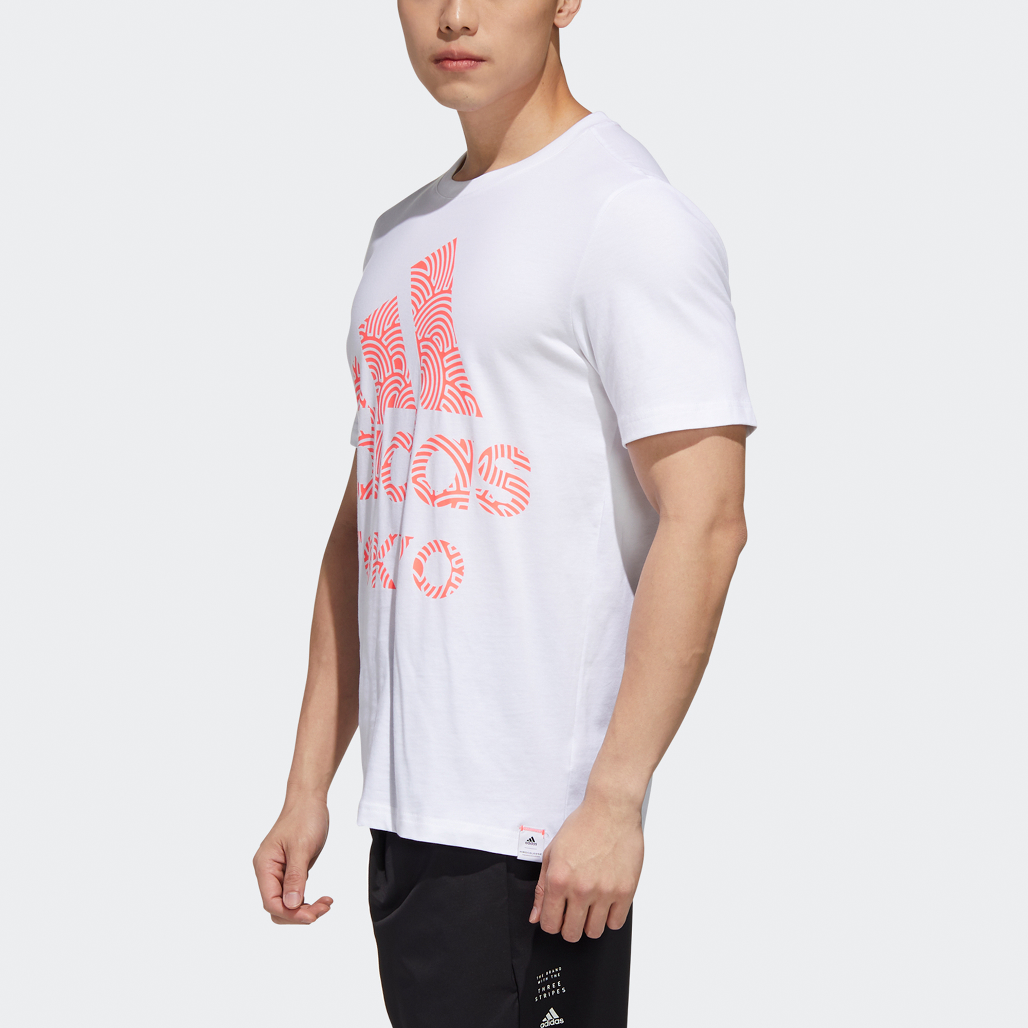 Мужская футболка adidas Tyo Ss Tee M (белая) — фото 5