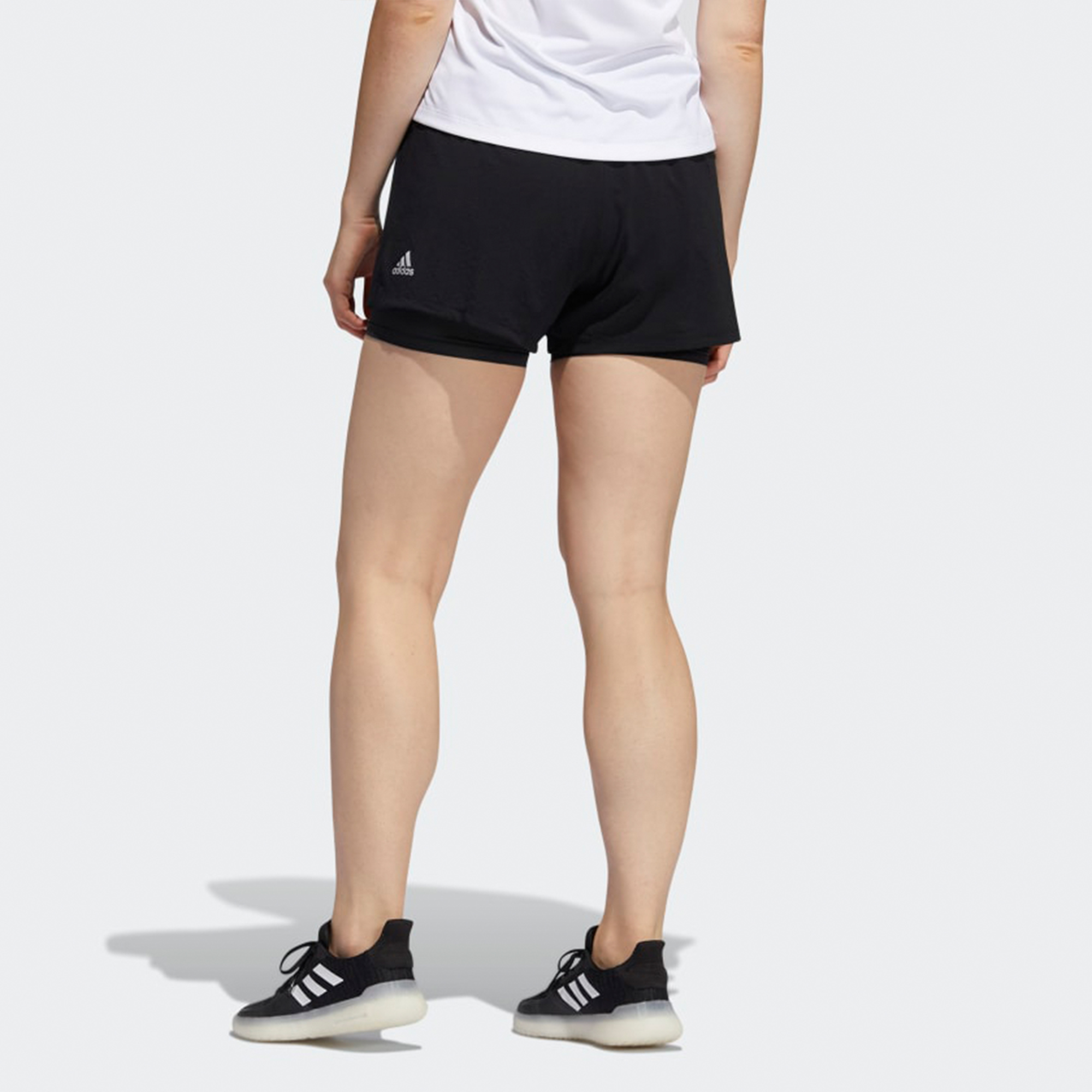 Женские шорты adidas Trng Shor H.rdy (черные) — фото 4