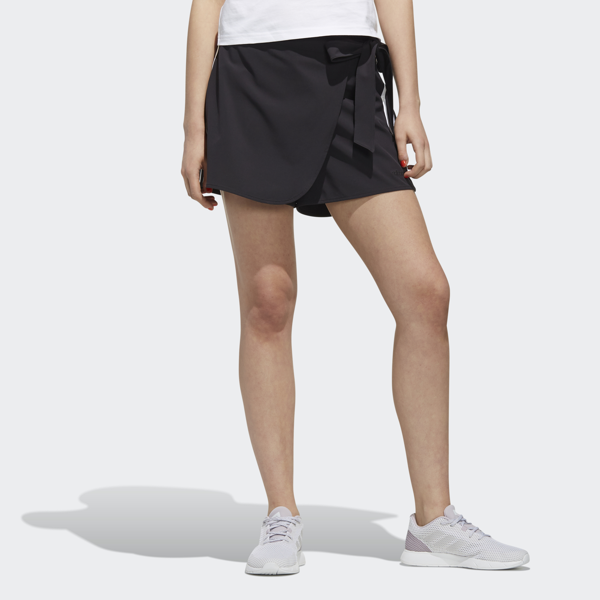 Женские шорты adidas neo (черные) — фото 4