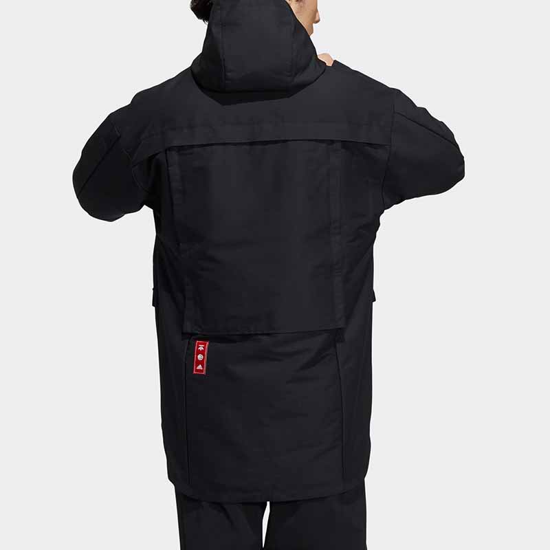 Мужская куртка adidas CNY Jkt Top (черная) — фото 4