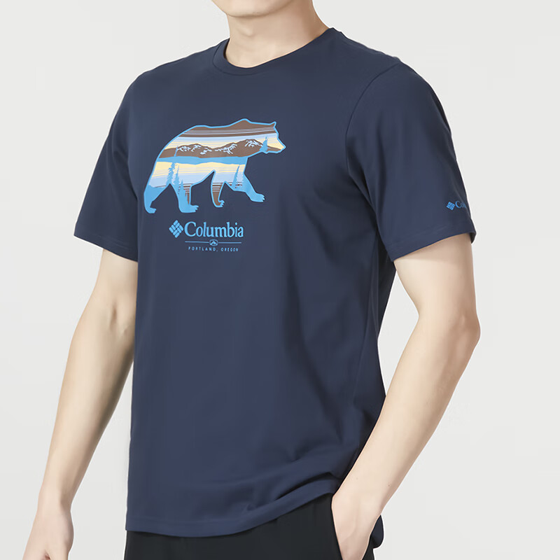 Columbia Quick Dry T Shirts Men’s Blue