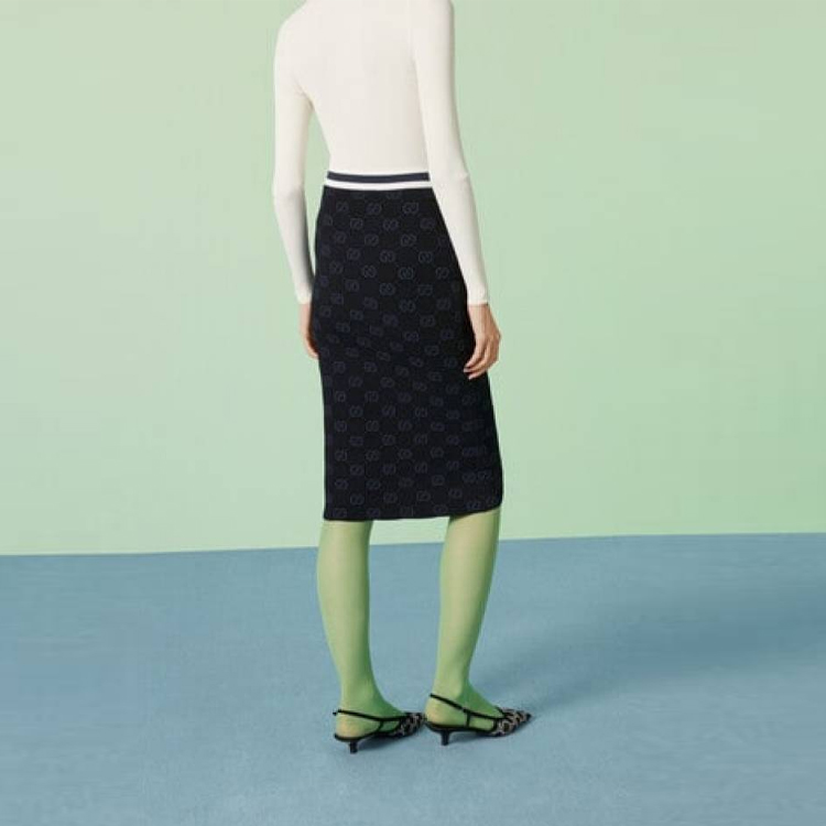 Юбка Gucci SS23 (черная) — фото 5
