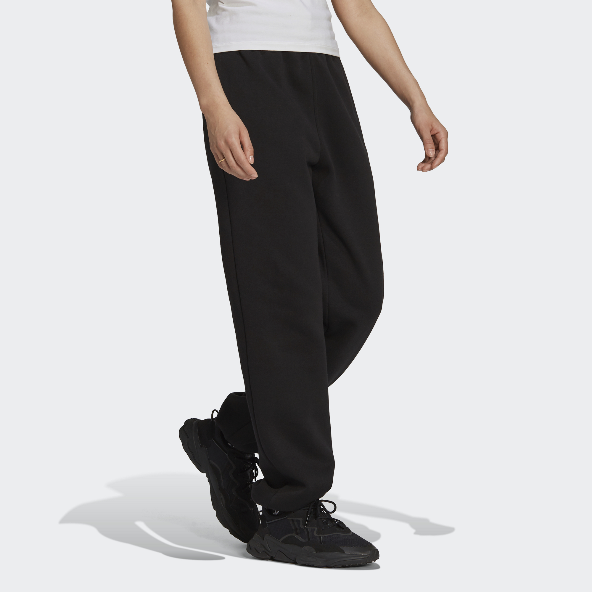 Adidas Originals Casual Windproof Fleece Lined Sports Pants Women’s Black