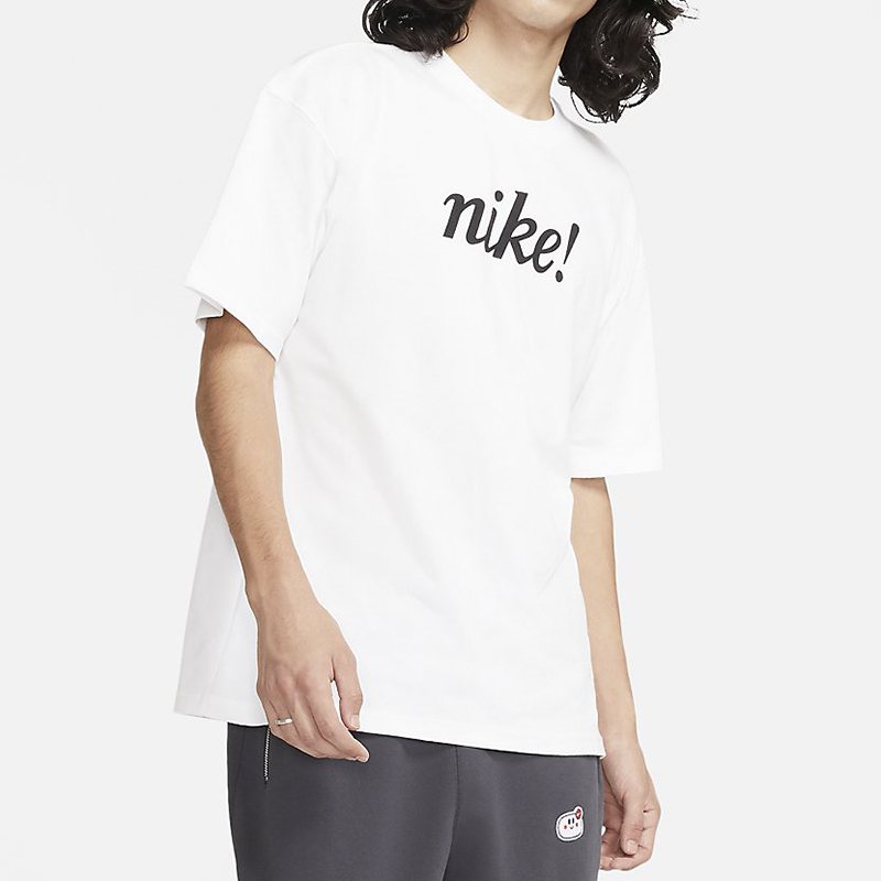 Мужские футболка Nike As M Nswtee Tecn Moji T (белые) — фото 5