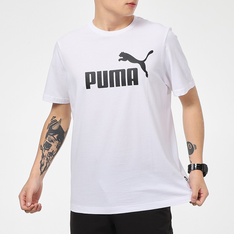 Мужская футболка PUMA (белая) — фото 5