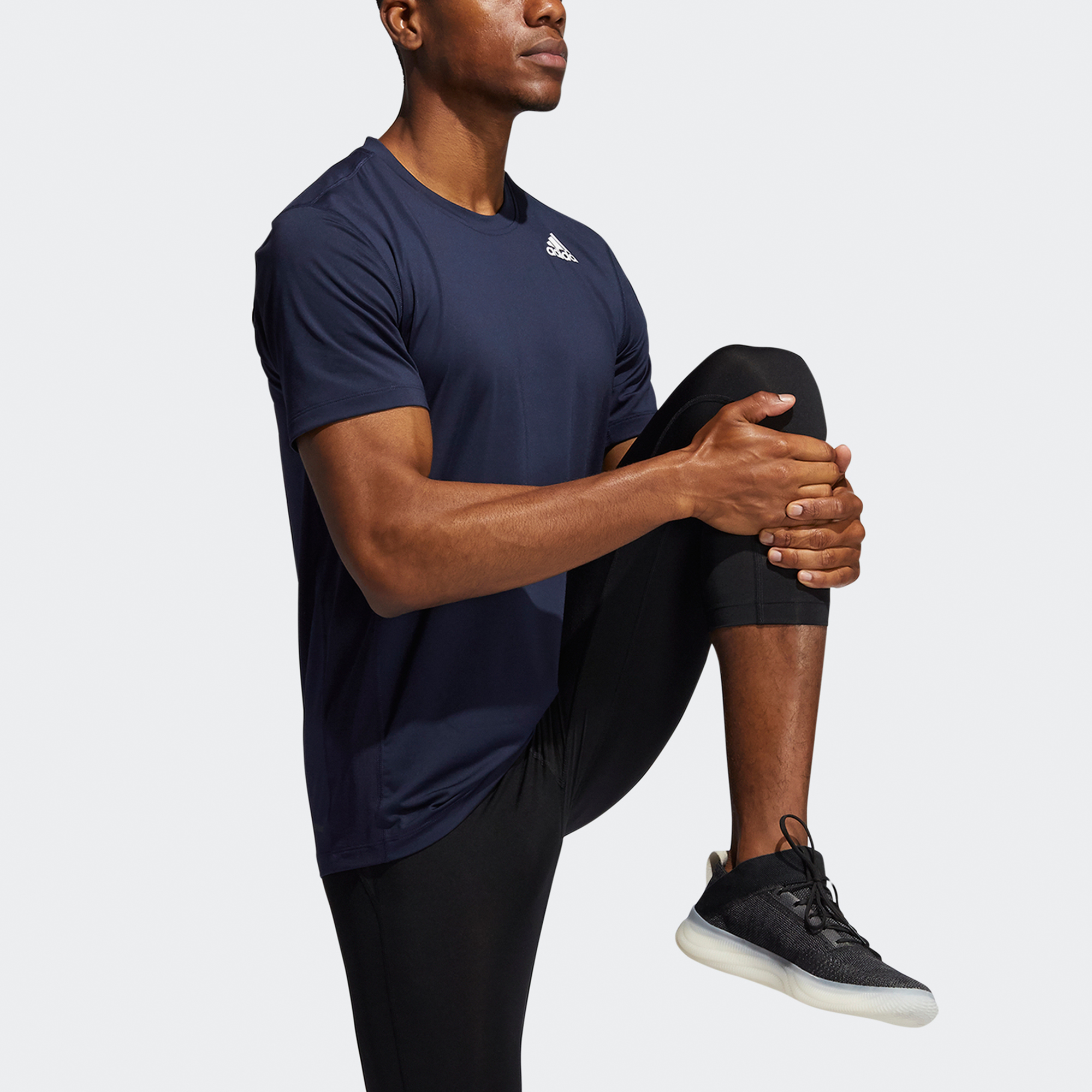 Мужская футболка adidas Tf Ss Ftd (синий) — фото 2